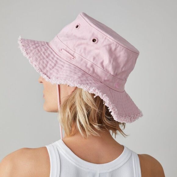 Tilley T3 Vintage Fringe Wanderer pink hat women’s size small - Picture 2 of 11